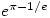 e^{\pi-1/e}