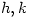 h,k