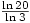 \frac{\ln 20}{\ln 3}