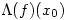 \Lambda (f)(x_0) 