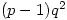 (p-1)q^2