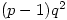 (p-1)q^2