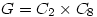 G=C_2 \times C_8
