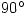 90^\circ