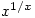 x^{1/x}