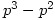 p^3-p^2
