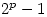 2^p-1